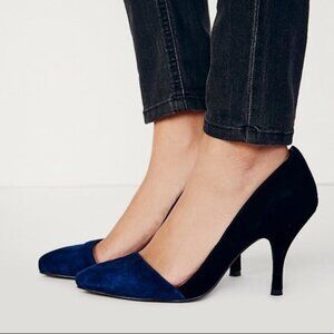 JEFFREY CAMPBELL X FREE PEOPLE Meridian Suede Pumps Heels Sz 6